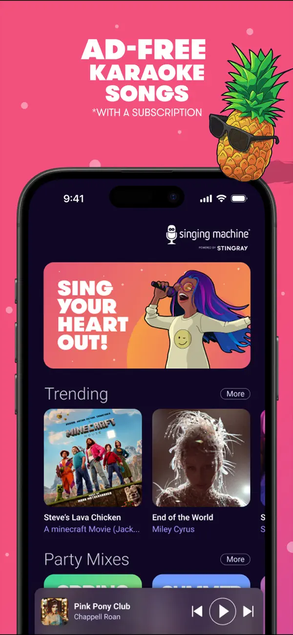 Screenshot #1 pour Singing Machine Karaoke