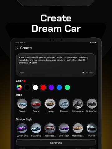 AI Car Designer & Editor: CarQ ipad screenshot 4