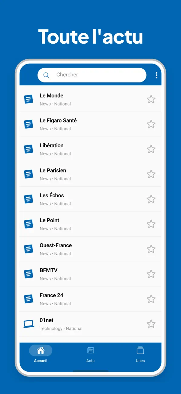Screenshot #1 pour France News - Titres