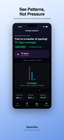 SpoonDo: Energy & Task Planner Screenshot 2 of 4