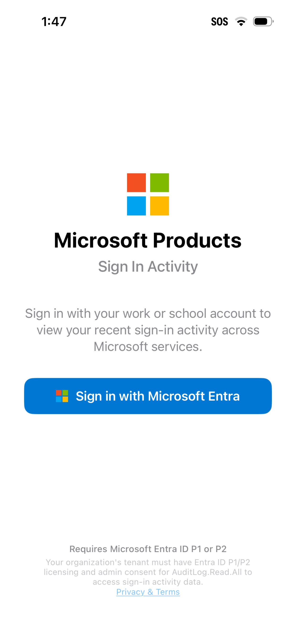 Screenshot 1 of Microsoft Products