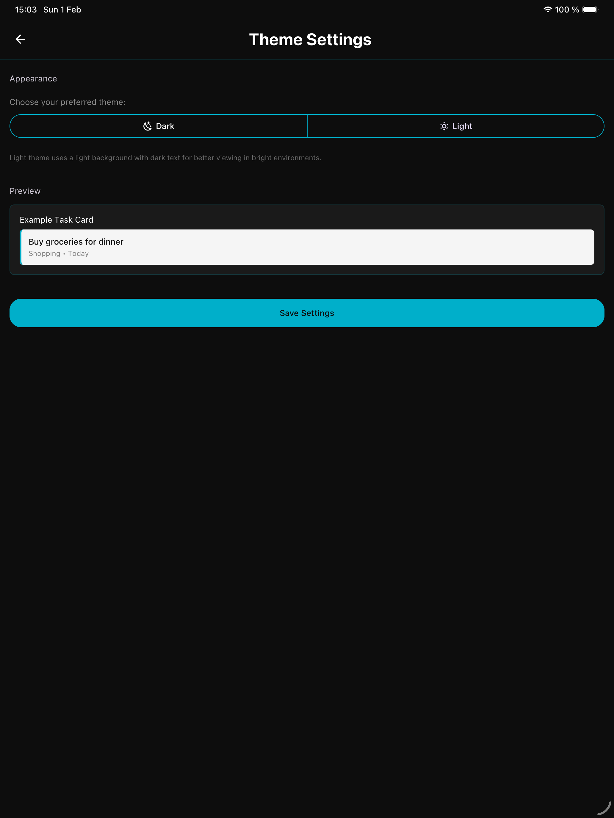 Tusk — Voice To-Do List