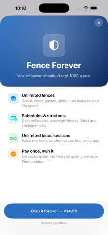Fence: App Blocker & Focus Screenshot 5 of 5