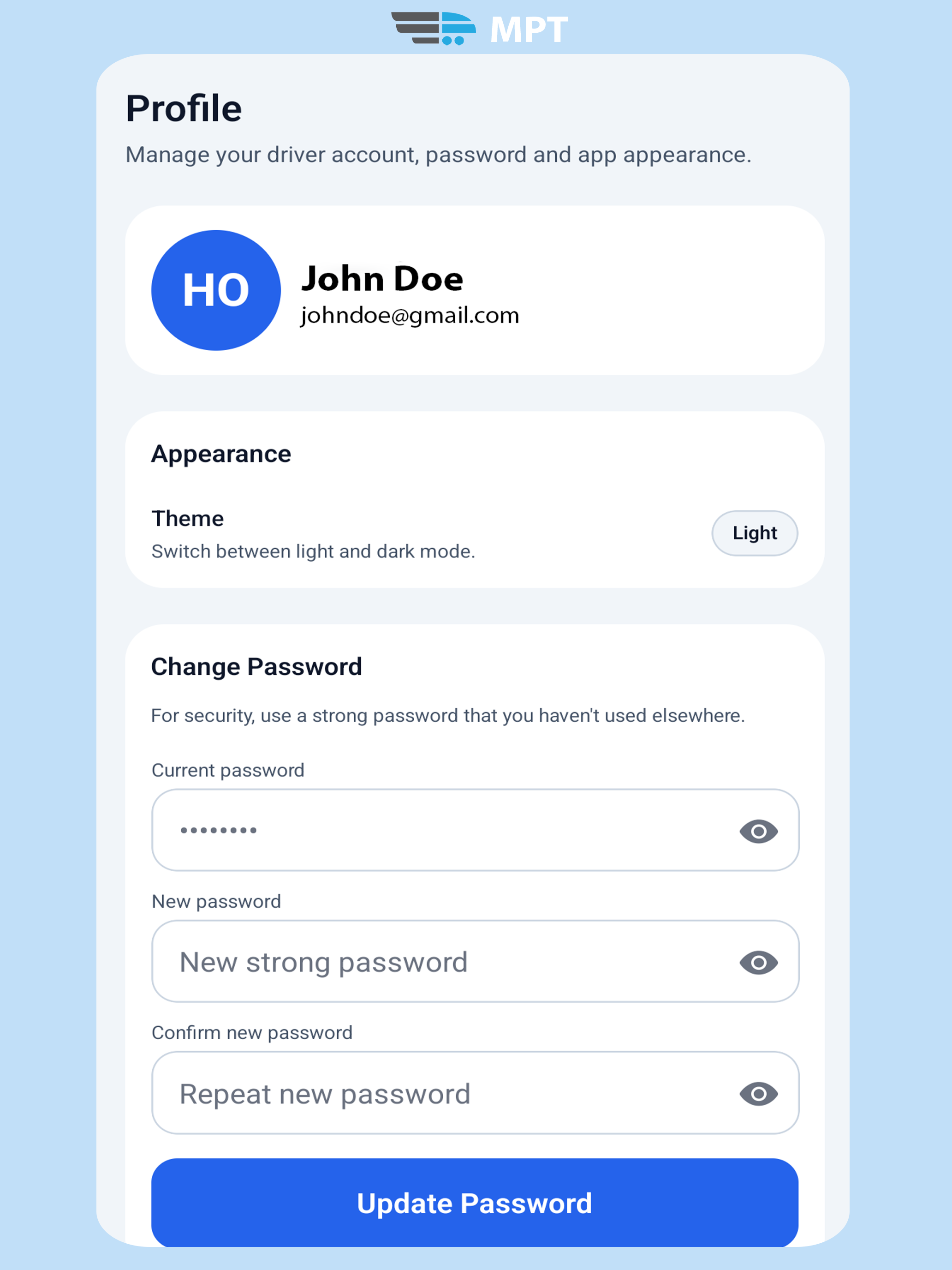 MPTApp screenshot 9