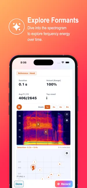 Voqales: Spectrogram Formants screenshot 4