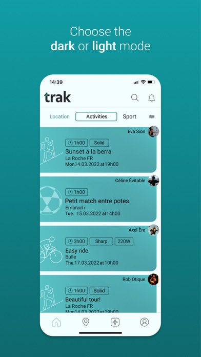 Trak - together for sport Screenshot