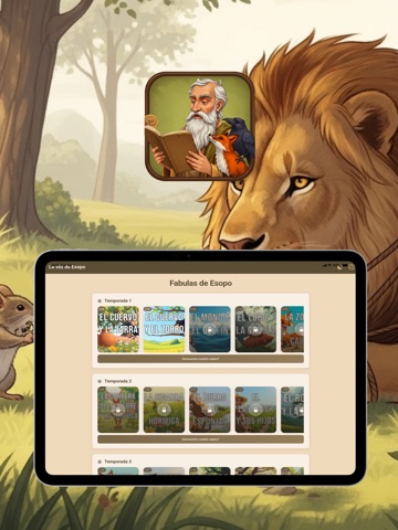 Fabulas de Esopo iPad screenshot