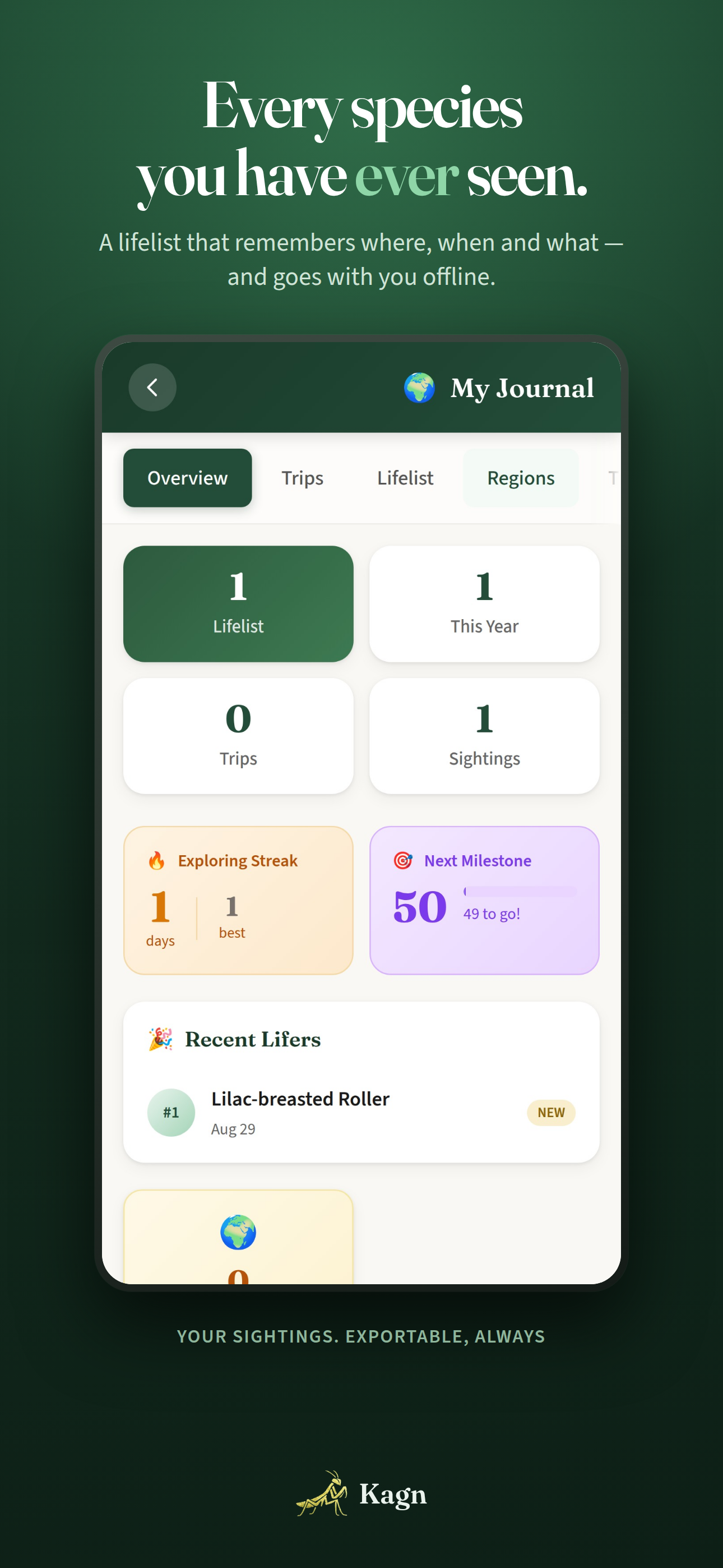 KAGN Wildlife Journal screenshot 5