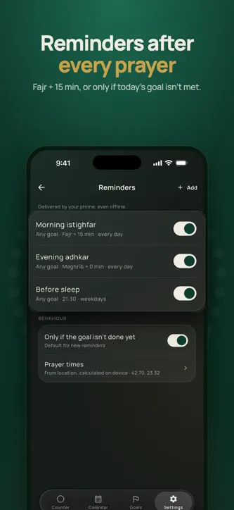 Sabha: Dhikr Counter & Tasbih screenshot 5