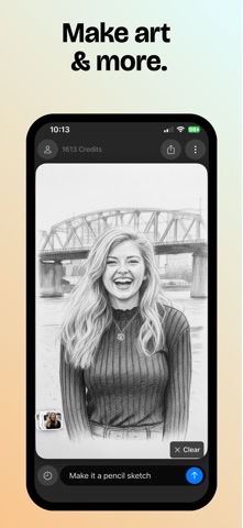 ImageChat AI - AI Photo Editor iPhone screenshot