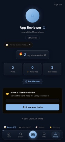 The 99 Social Screenshot 2 of 4