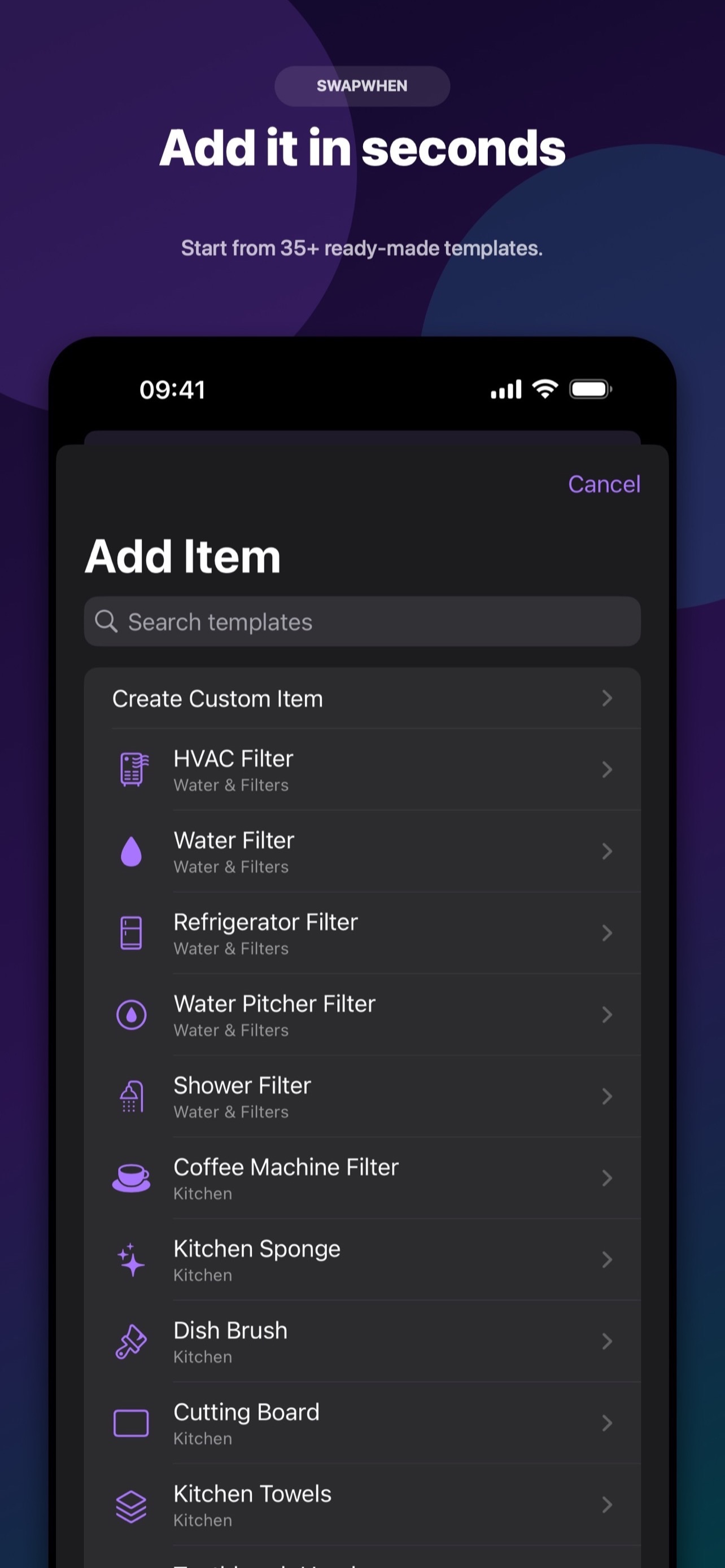 Screenshot 3 of SwapWhen: Replacement Reminder