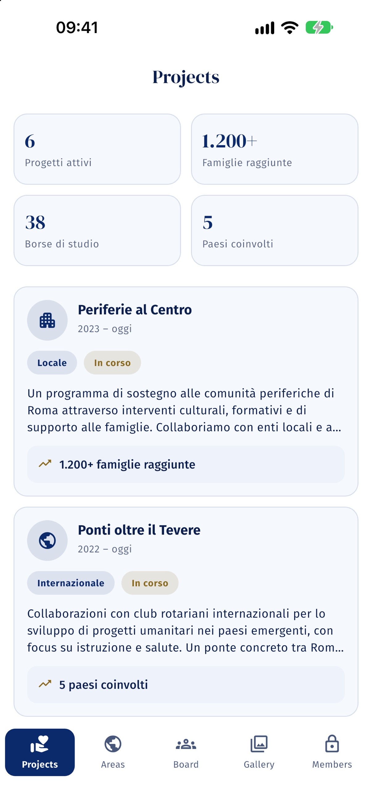Screenshot 1 of Rotary Club Roma Urbe Eterna