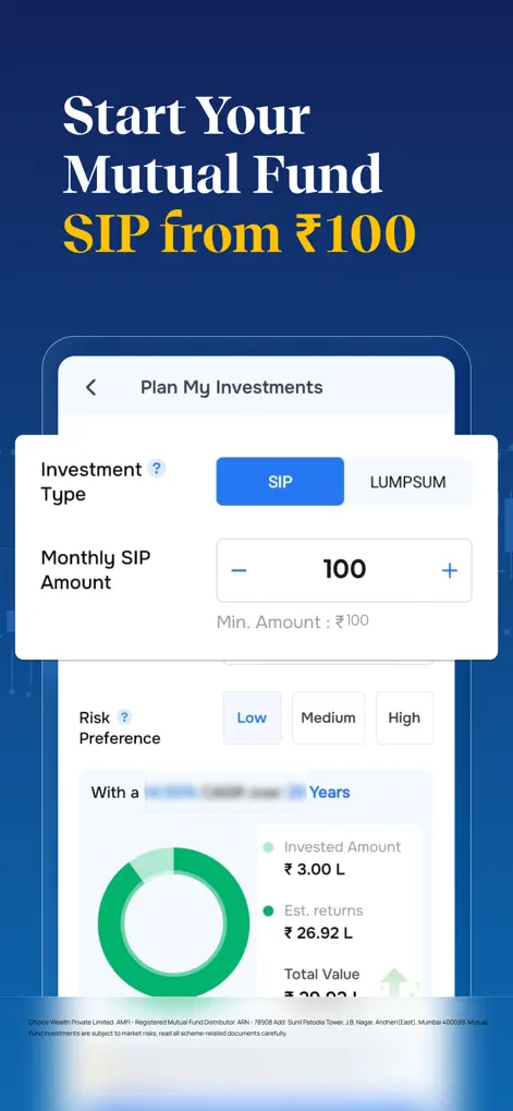 Choice FinX: Demat Account App - Finance App | MWM