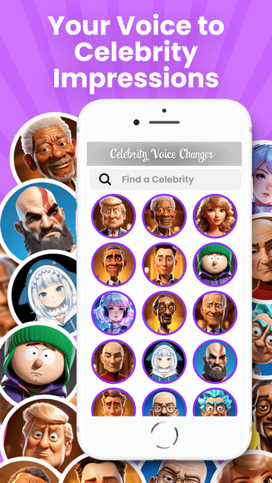 Celebrity Voice Changer Live Screenshot