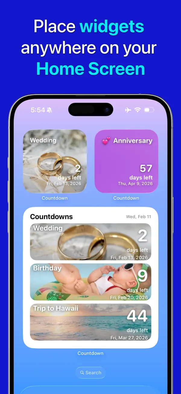 Countdown Widget screenshot 2