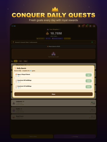 Idle Medieval Kingdom Builder iPad screenshot