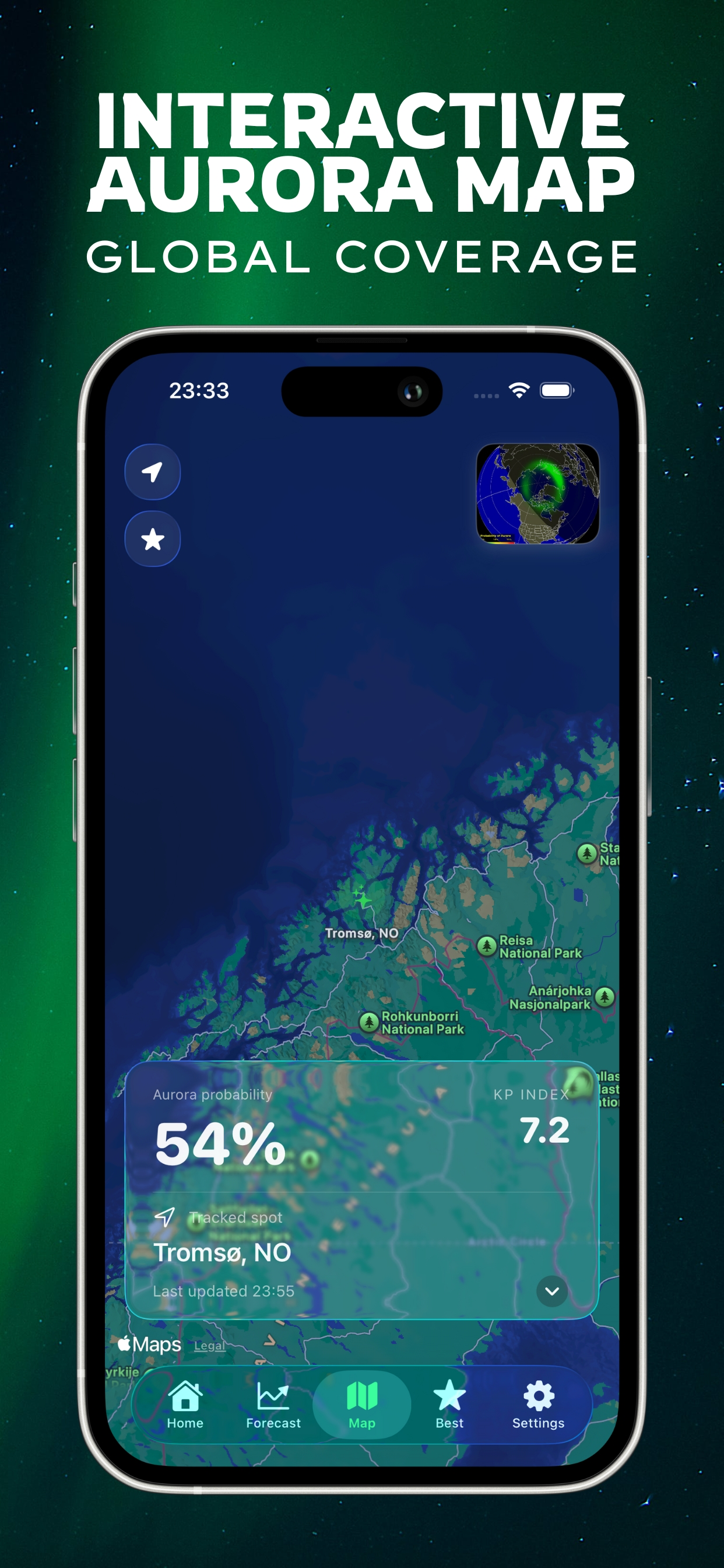 Northern Lights Tracker: SKAYZ