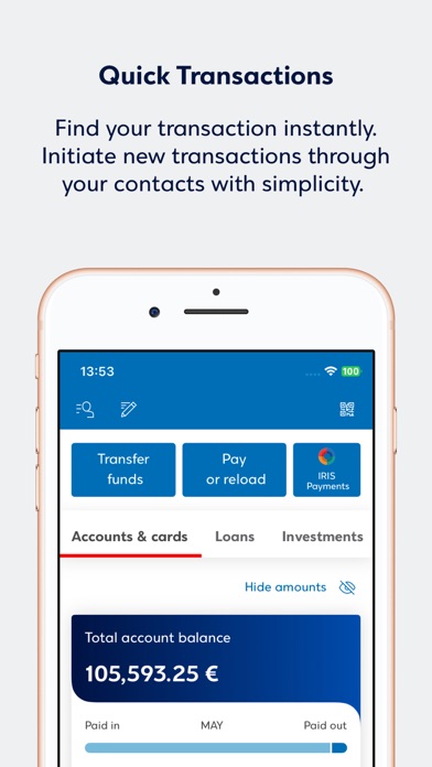 Eurobank Mobile App Screenshot
