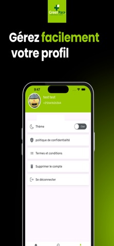 GreenPara Livraison screenshot