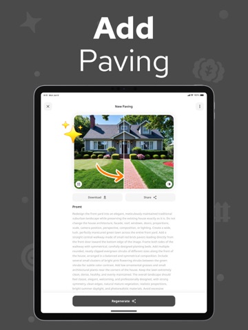 Yard Design AI – LandUp iPad screenshot