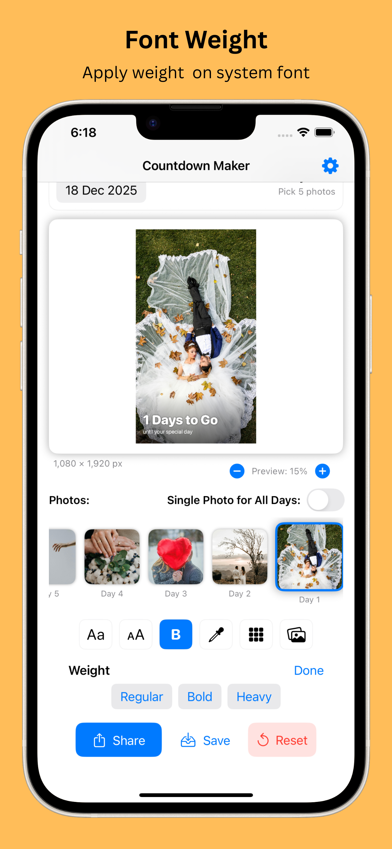 Countdown Story: Poster Maker