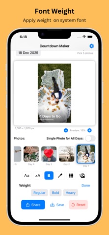 Countdown Story: Poster Maker screenshot