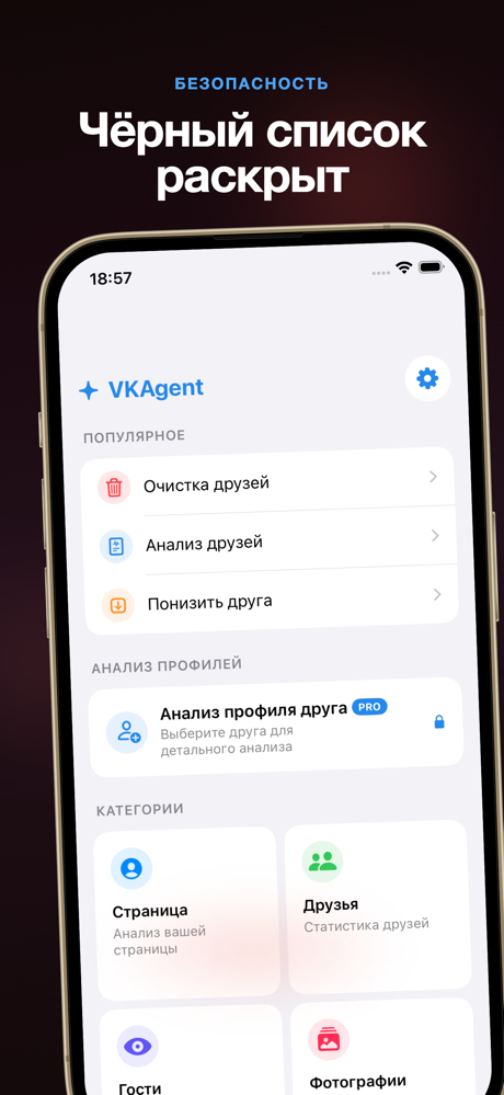 vkagent - Статистика для ВК screenshot 2