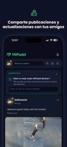 MiPadel.co screenshot