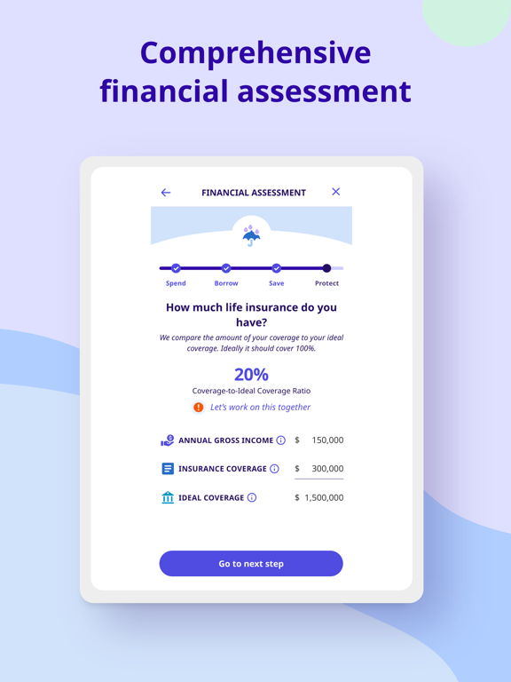MetLife Personal Finance App iPad screenshot 6 - Finance app