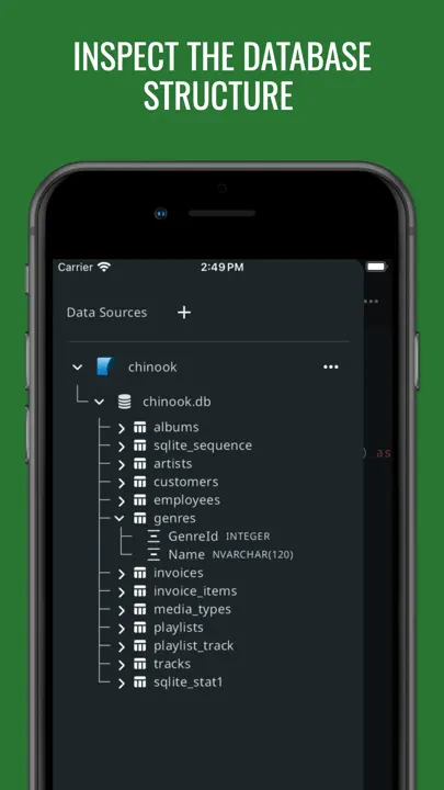 SQL Database Manager DB Client iPhone Ekran Görüntüsü 5
