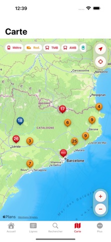 Bus Barcelona Metro Rodalies screenshot 3
