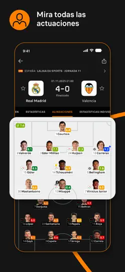 Captura de pantalla de Soccerway Resultados De Fútbol en iPhone 5