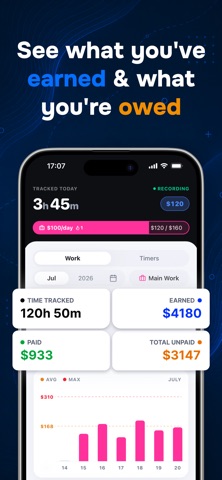Work hours tracker - Cloq Screenshot 2 of 5