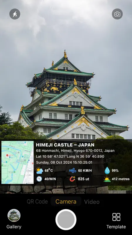 GPS Map Camera - Timestamp screenshot 6 of 7