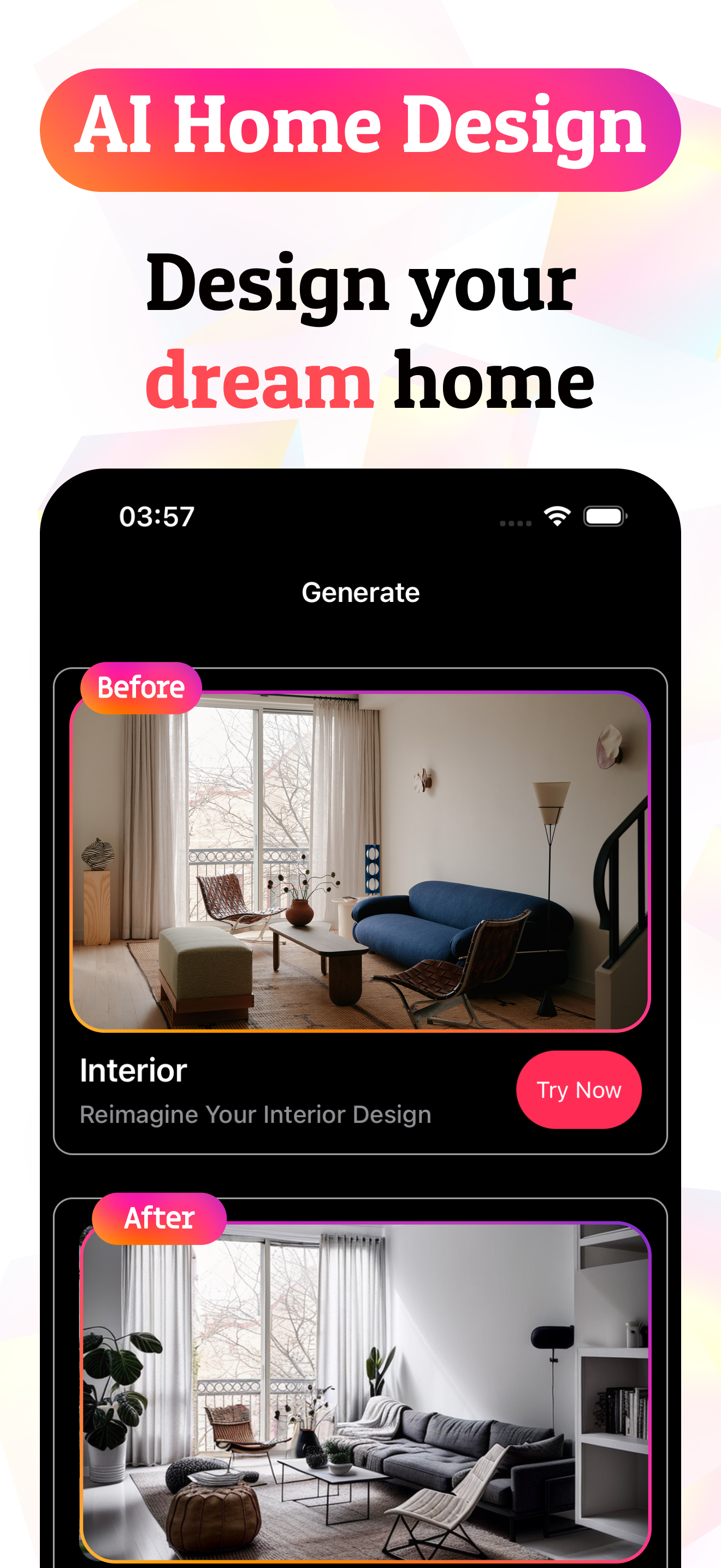 Gaudi: AI Interior Home Design