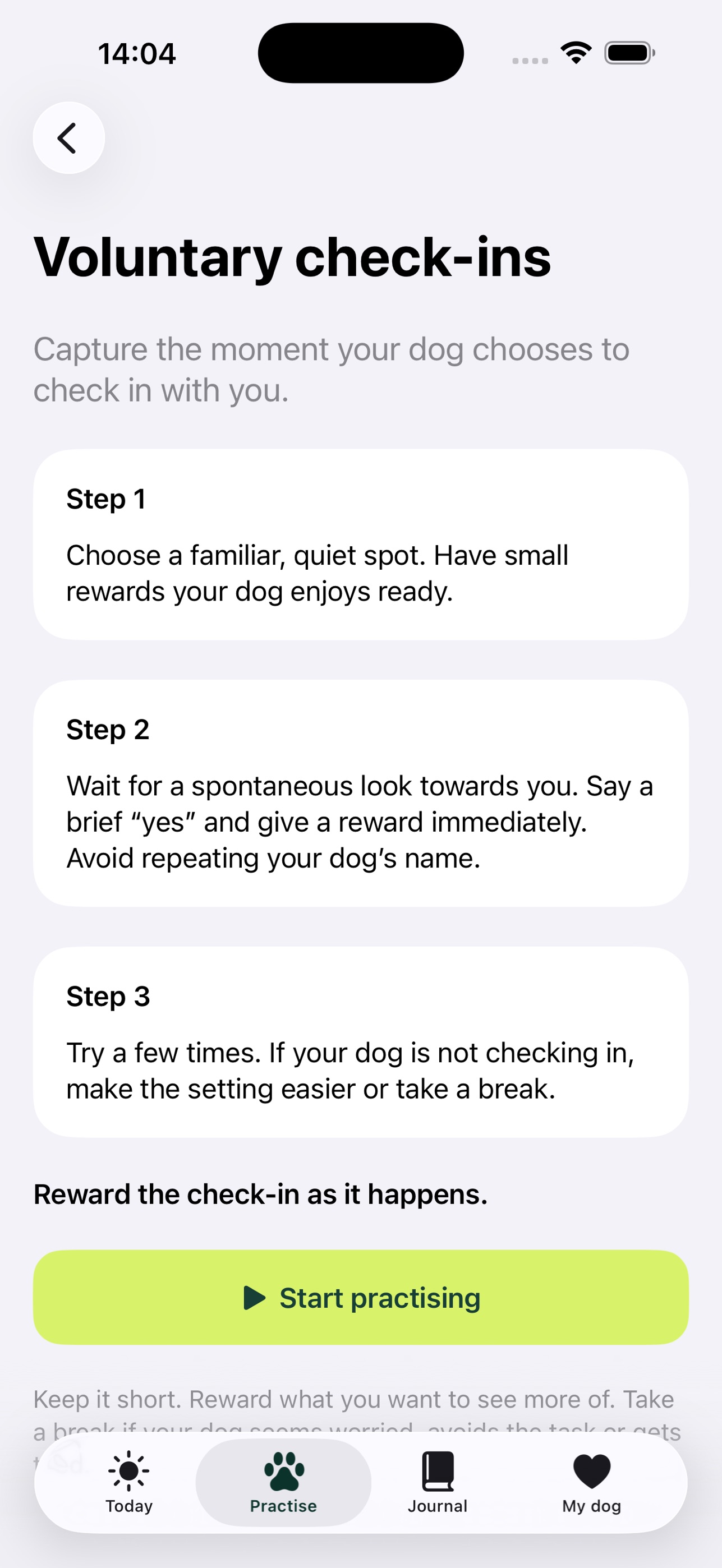 Screenshot 2 of Vovumi: Dog Training
