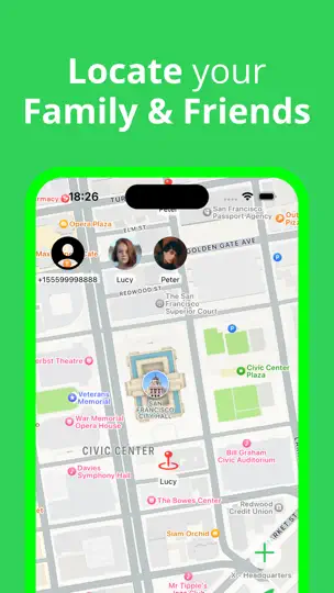 Capture d'écran de Phone Number Tracker - WhereRU sur iPhone 1