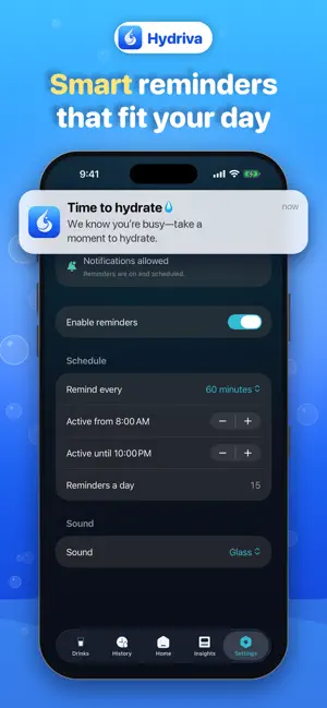 Hydriva : Water Tracker screenshot 3
