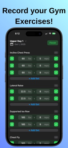 Lift Notes - Gym Tracker Screenshot 2 of 6