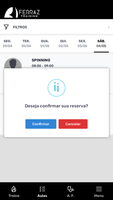 FERRAZ TRAINING Screenshot