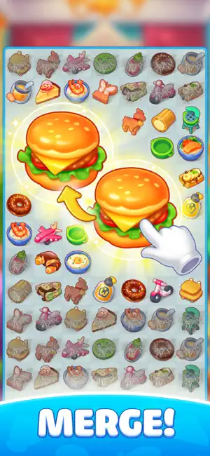 Diner Story: Merge Cook Decor screenshot 2