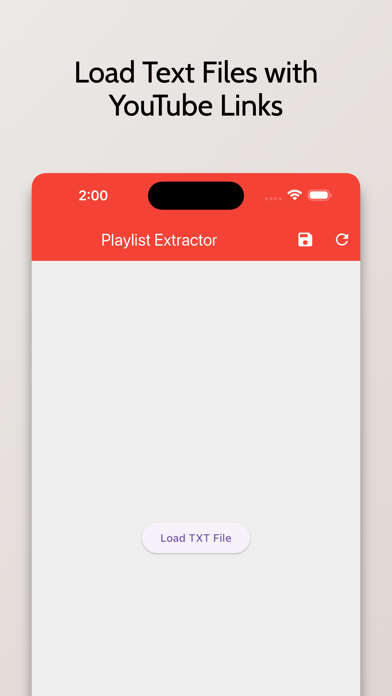 Playlist Extractor Screenshot
