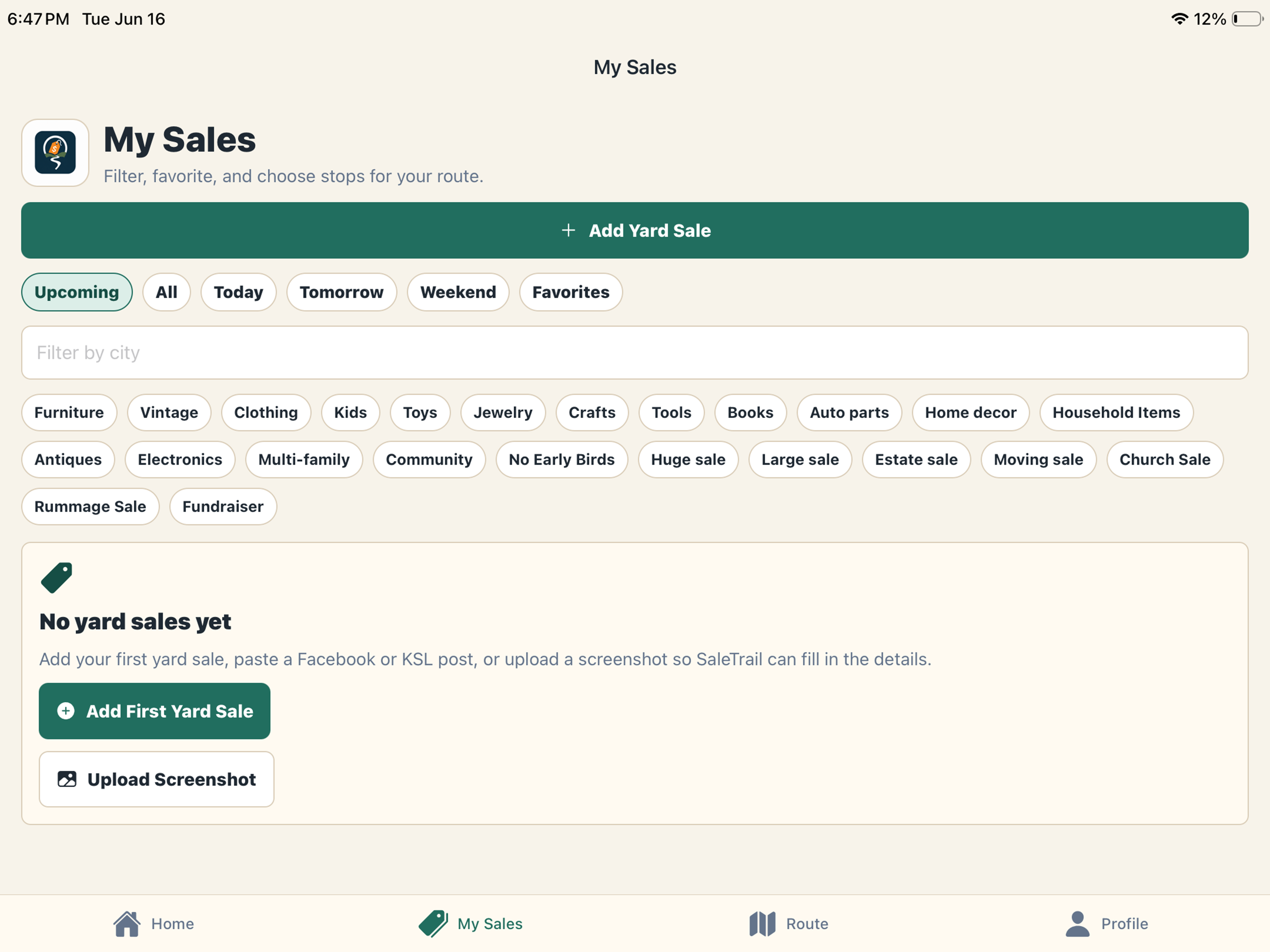 SaleTrail: Yard Sale Routes screenshot 11