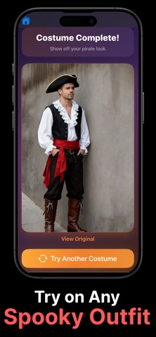 Halloween Spirit Costume AI iPhone screenshot