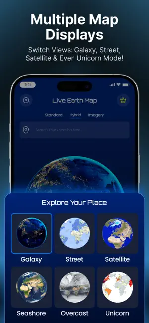 Globo 3d - Mapa de la tierra iPhone screenshot 2