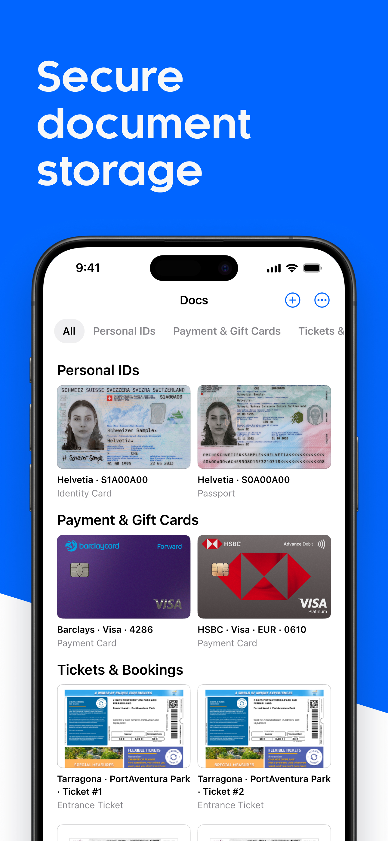 Folio: Digital Wallet App screenshot 1