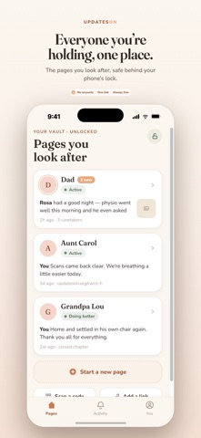 UpdatesOn: Family Updates Screenshot 2 of 5