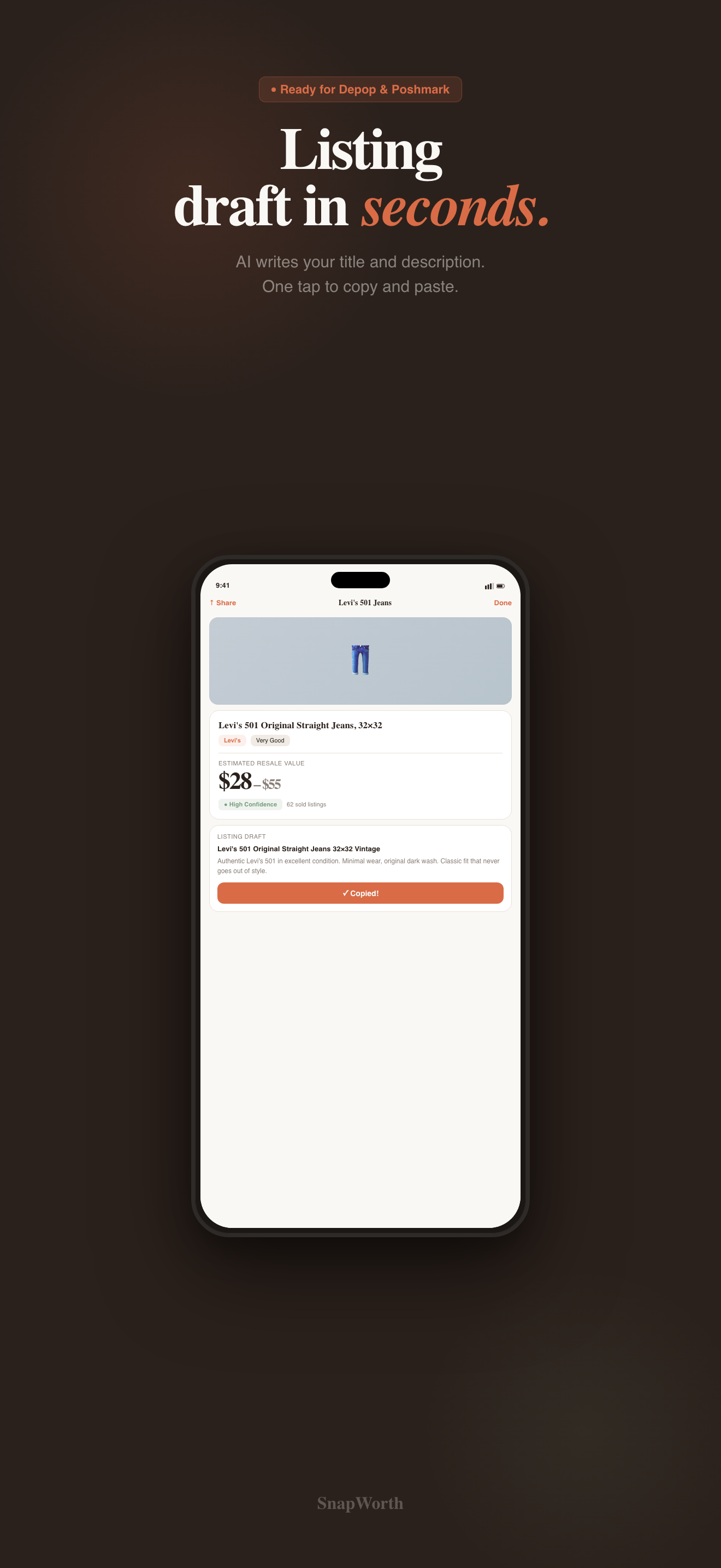 SnapWorth: Resale Scanner screenshot 4