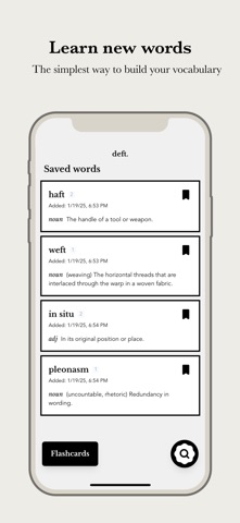deft - vocabulary & flashcards Screenshot 1 of 3